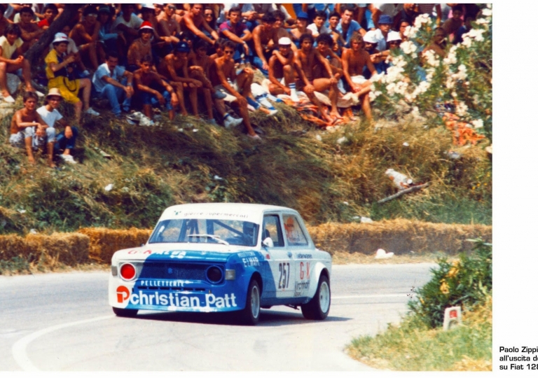 1983 Paolo Zippi all'uscita del 1° tornante