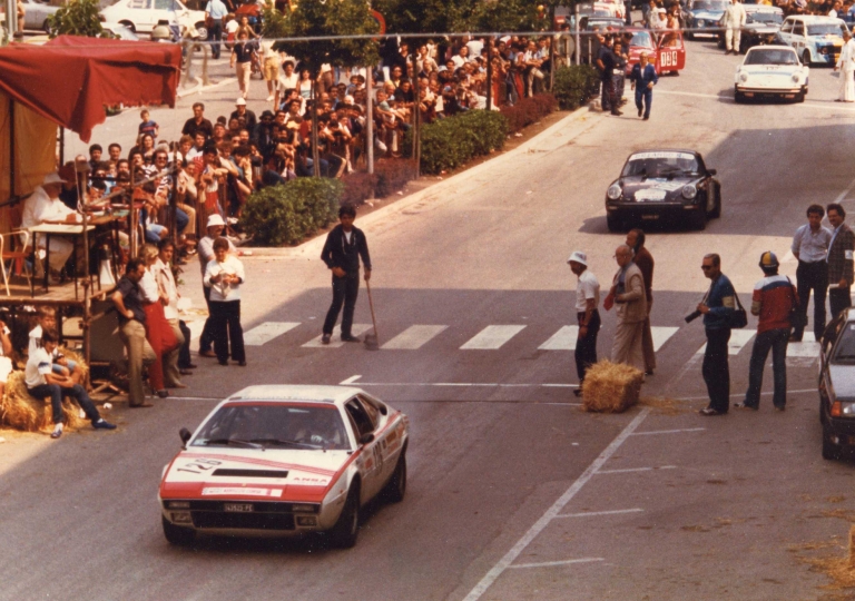 1981 Partenza De Tomaso Pantera e Porsche 911 gr.3
