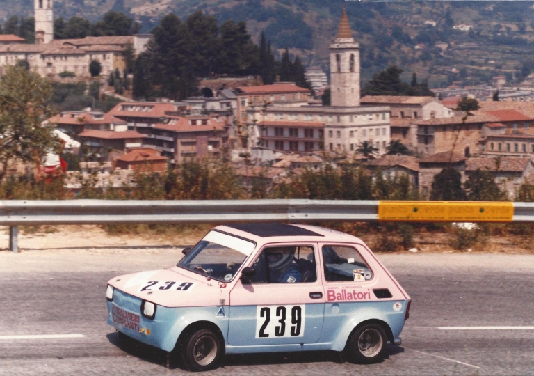 1984 3 L'ascolano Fausto Pietrzela con la Fiat 126 gr.5